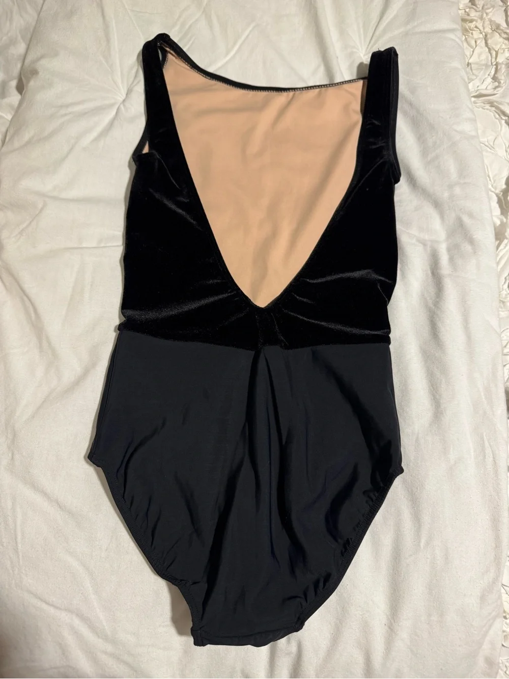 Eleve Dancewear Black Velvet Allison Leotard